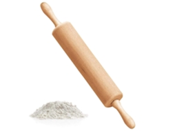Rolo De Madeira Faia Profissional Para Fondant Pizza Bolo Massa