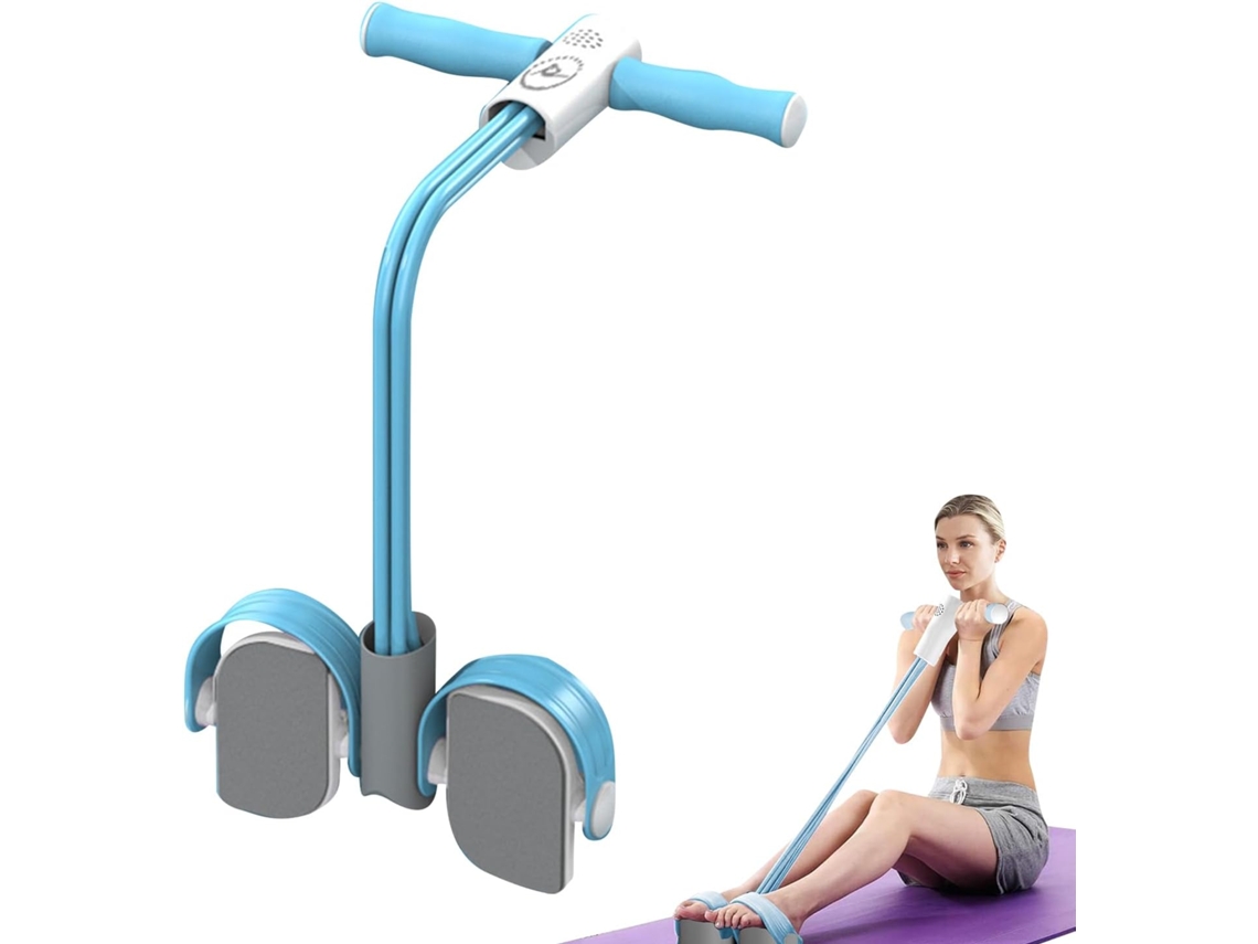4-faixas Elásticas Tubulares Com Alças Corda Elástica, Expansor Portátil Para Exercícios, Equipamento Elástico
