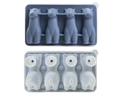 Forma De Gelo 3d Em Forma De Alpaca, Ideal Para Whisky, Cocktails E Bourbon. Livre De Bpa. Azul Hexinyigjly