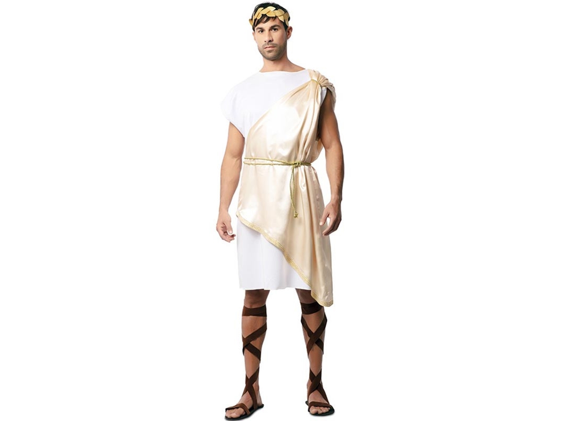 Fato de Nobre Romano Deluxe bege para homem