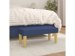 Vidaxl Banco 70x30x30 Cm Tecido Azul
