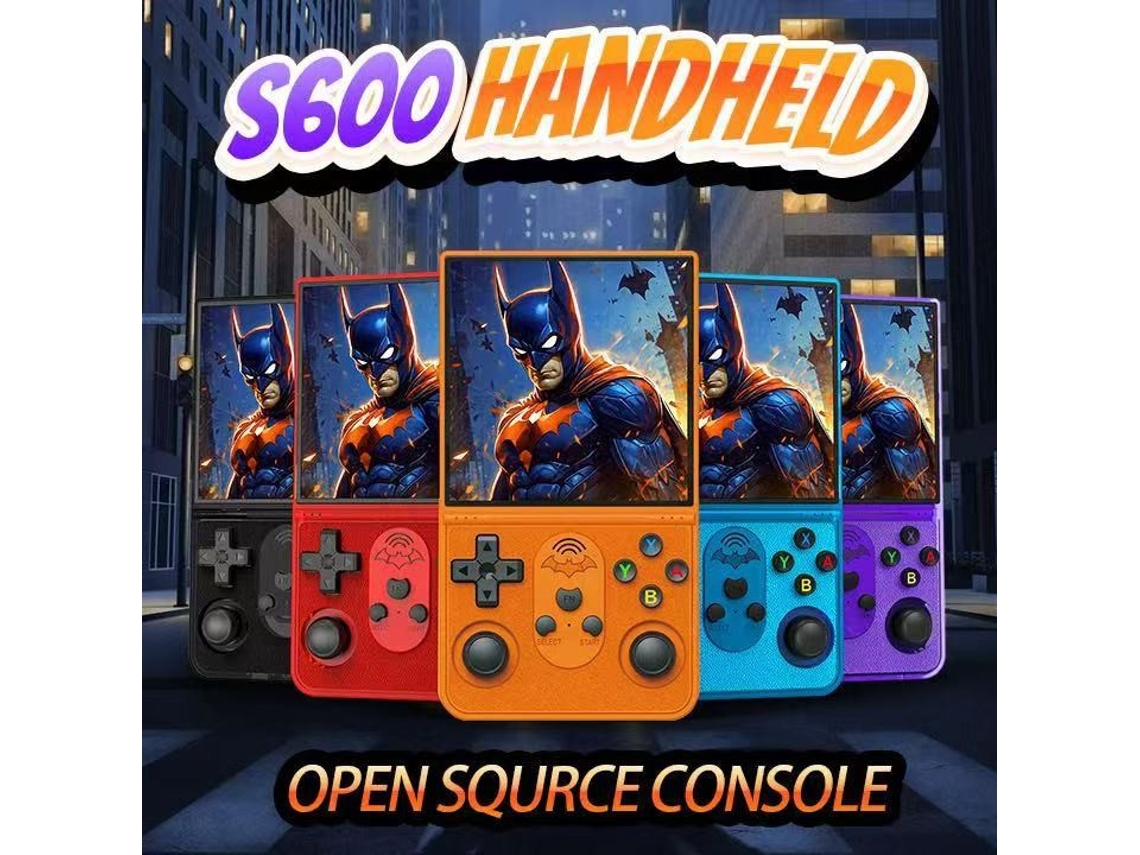 Console De Jogos Portátil S600 Com Tela Ips De 4,0 Polegadas, Tela Sensível Ao Toque Estilo Arcade.