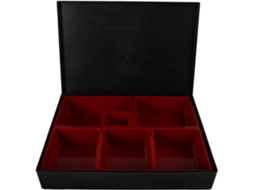 Marmita Japonesa Bento Com 6 Compartimentos, Reutilizável, Design Multifuncional E Material Plástico, Ideal Para