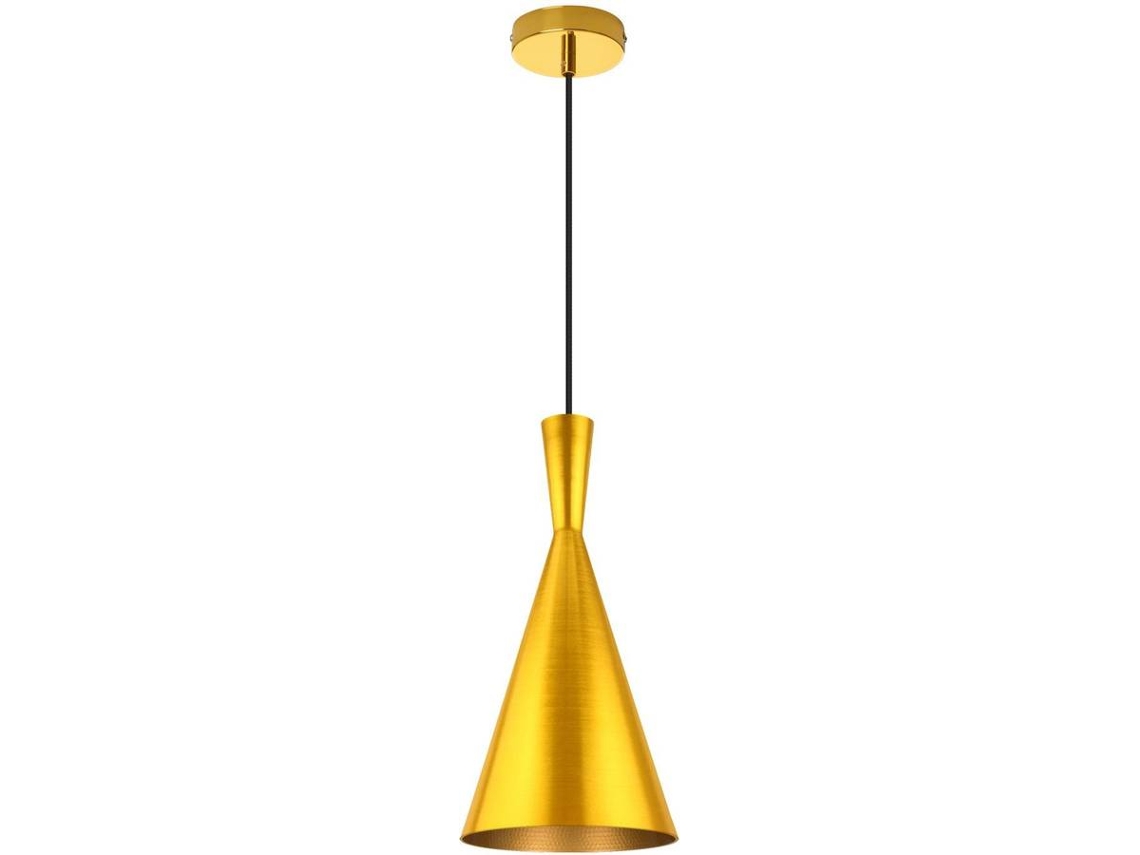 Candeeiro Suspenso Aluminio Tri Lennon Dourado