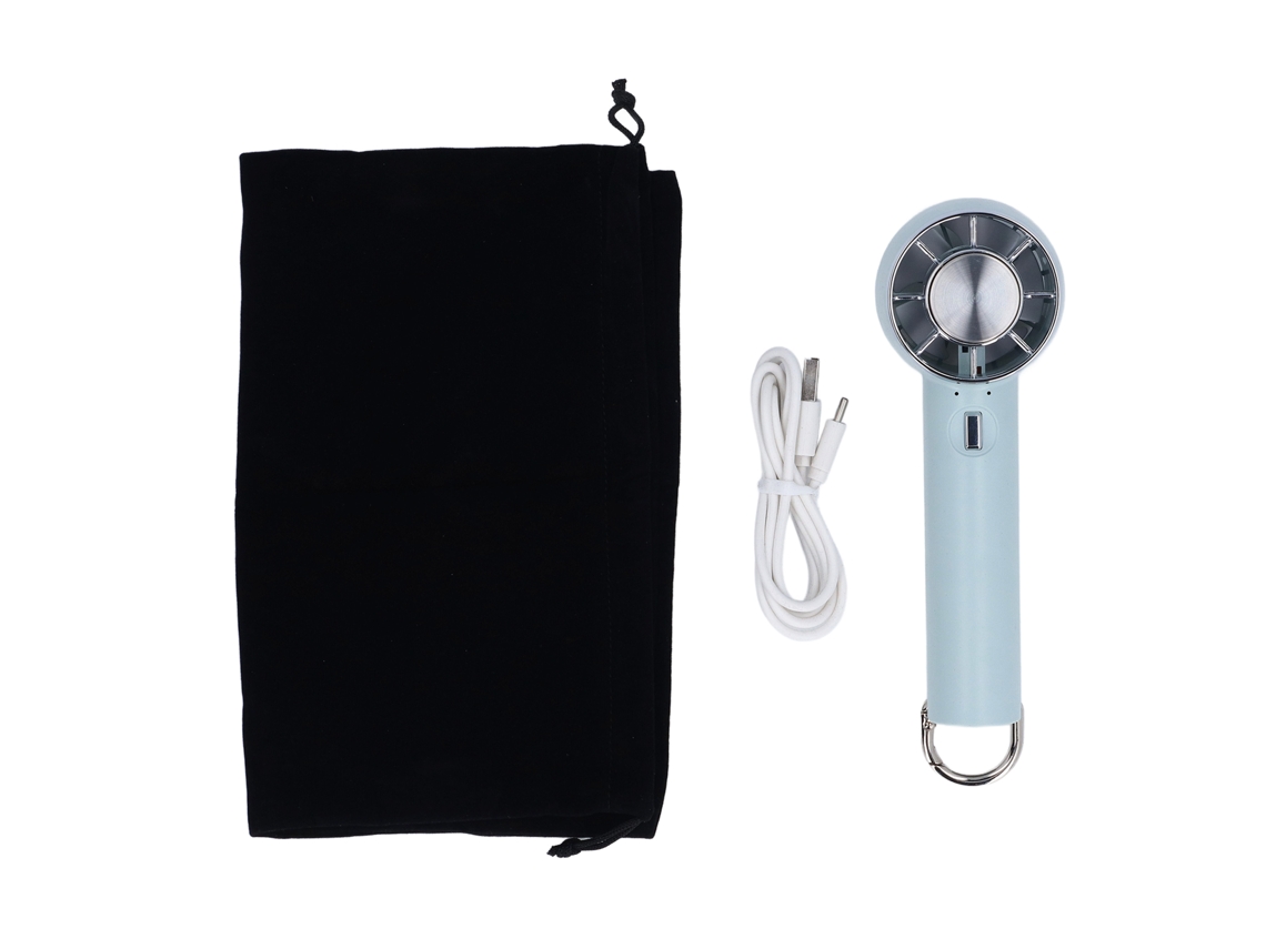 Ventilador Portátil Com 3 Velocidades E Usb Azul