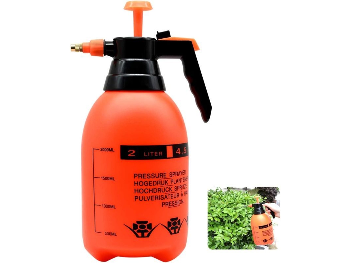 Aspersor de pressão Nova Line 2L com bico de latão ajustável, bomba de alta qualidade, jardim, casa | S/MARCA