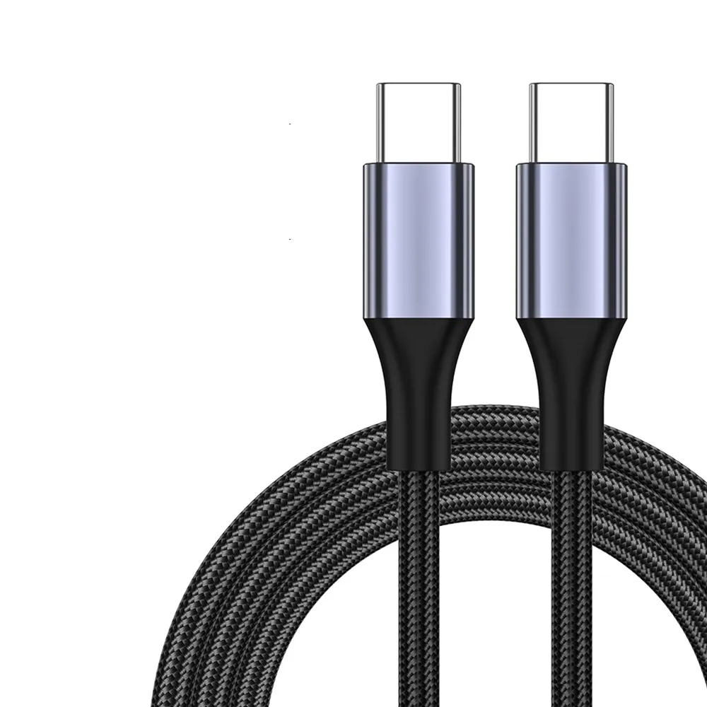 Cabo Usb c Duplo Pd 100w para Carregamento Rápido de Celular AQUAFORGE