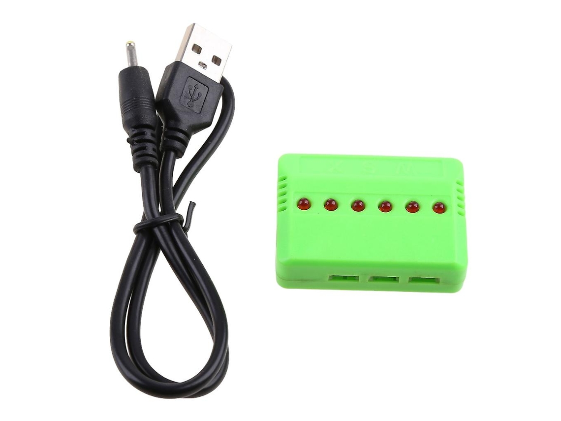 6 em 1 Carregador de Bateria Lipo para Hubsan Remoto H107L H107C H107 X5 Quadricóptero ALLINLESS
