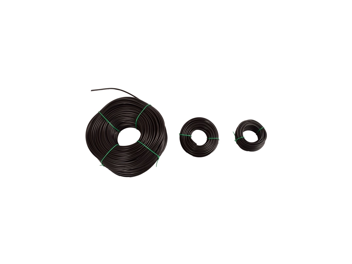 Microtubo Pvc 4/6mm Para Goteo - Riego Por Goteo Pvc Flexible Negro 25 Metros