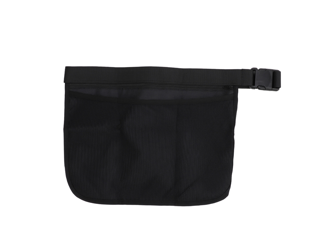 Business bolsa Cintura para Bolas de Tênis e Pickleball com Elastane Ajustável e Malha Preta