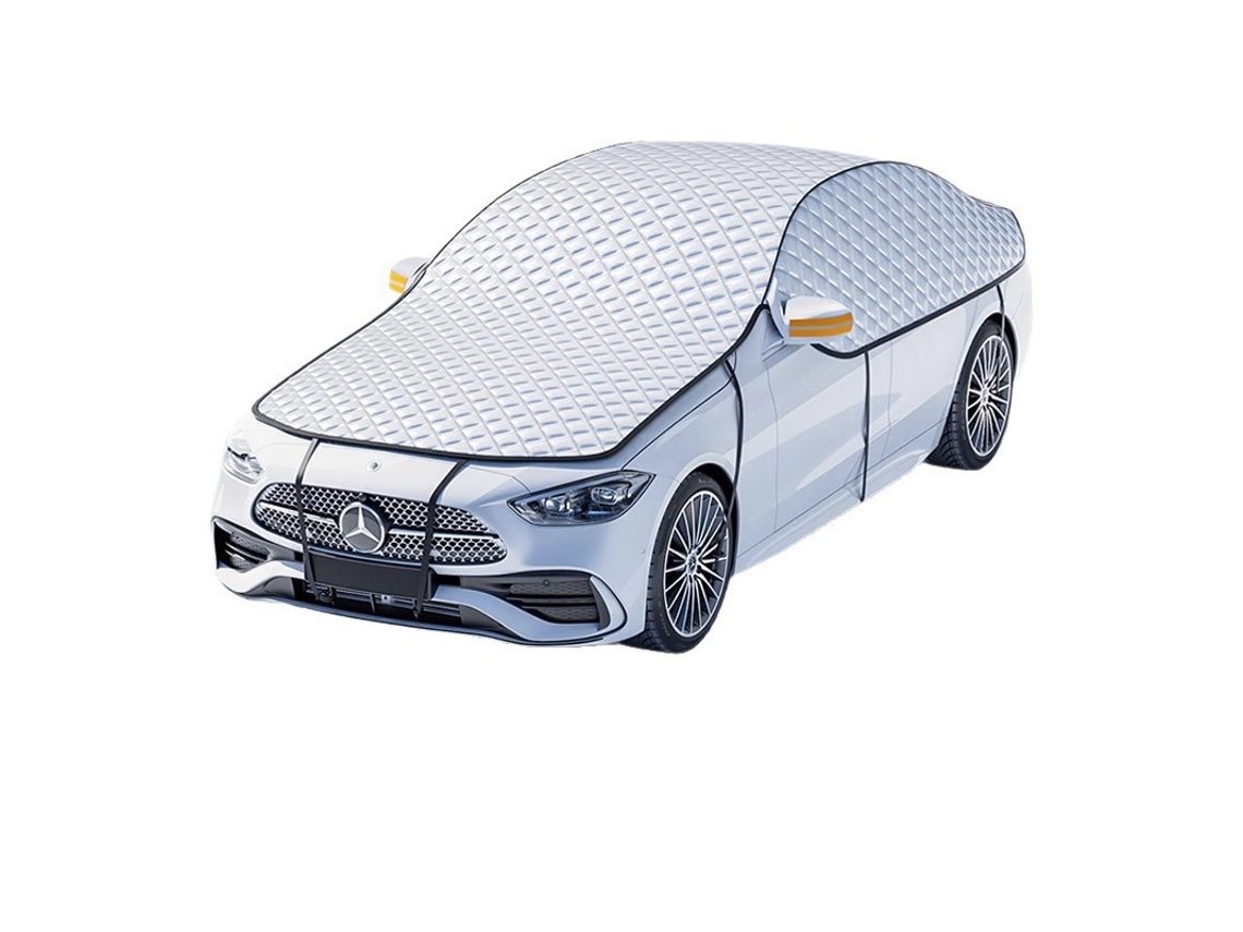 Revestimento espesso para carro, ideal para neve, protetor solar para para-brisa, proteção solar para todas as estações e anticongelante para carro.