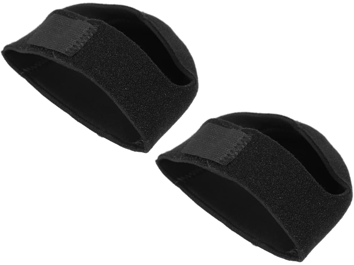 Protetores De Calcanhar Em Silicone E Tecido, Leves, Com Absorção De Impacto E Antiderrapantes Para Uso Diário Conforto