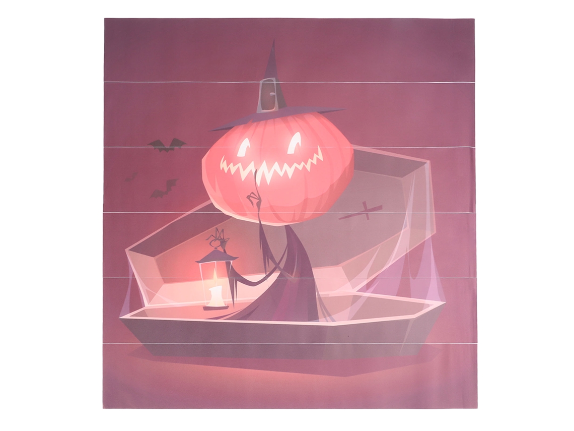 Autocolante De Escada Halloween Autoadesivo Reutilizável
