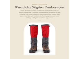 Gaiter De Água - Esporte Ao Ar Livre - Caminhada - Campanha - Escalada - Trekking - 1 Pair, Tecido De Oxford - Gaiter De Neve