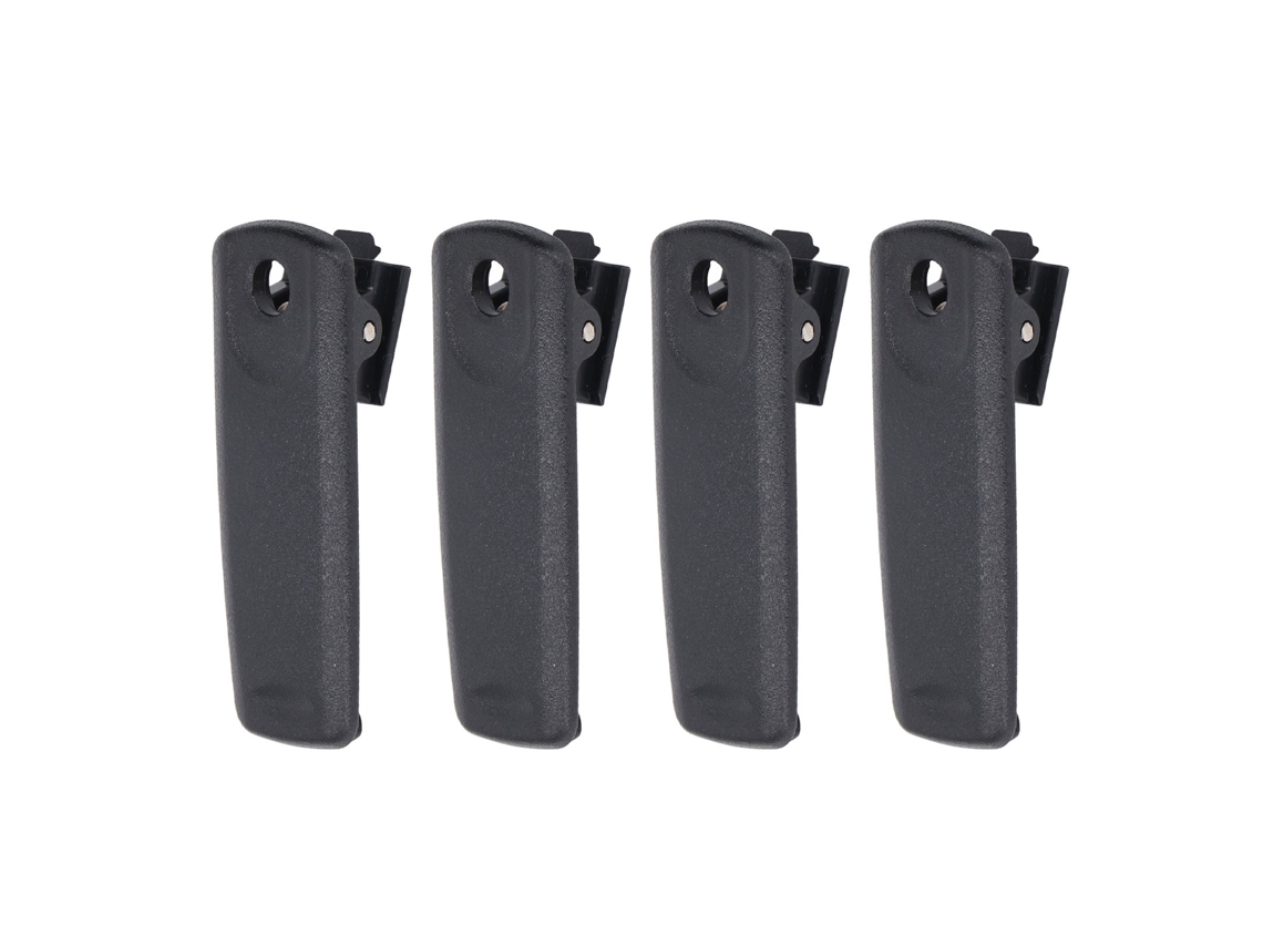 Aetheria 4pcs Pinça de Cinto para Rádio de Voz Standard Horizon Hx400 W Vx290 Sbr‑29li Preto