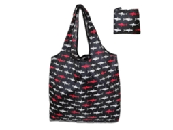 Sacola de Compras Grande, Reutilizável, Ecológica, para Supermercado, Guardar Brinquedos Praia , Bolsa Ombro Compras, S GOKOCO