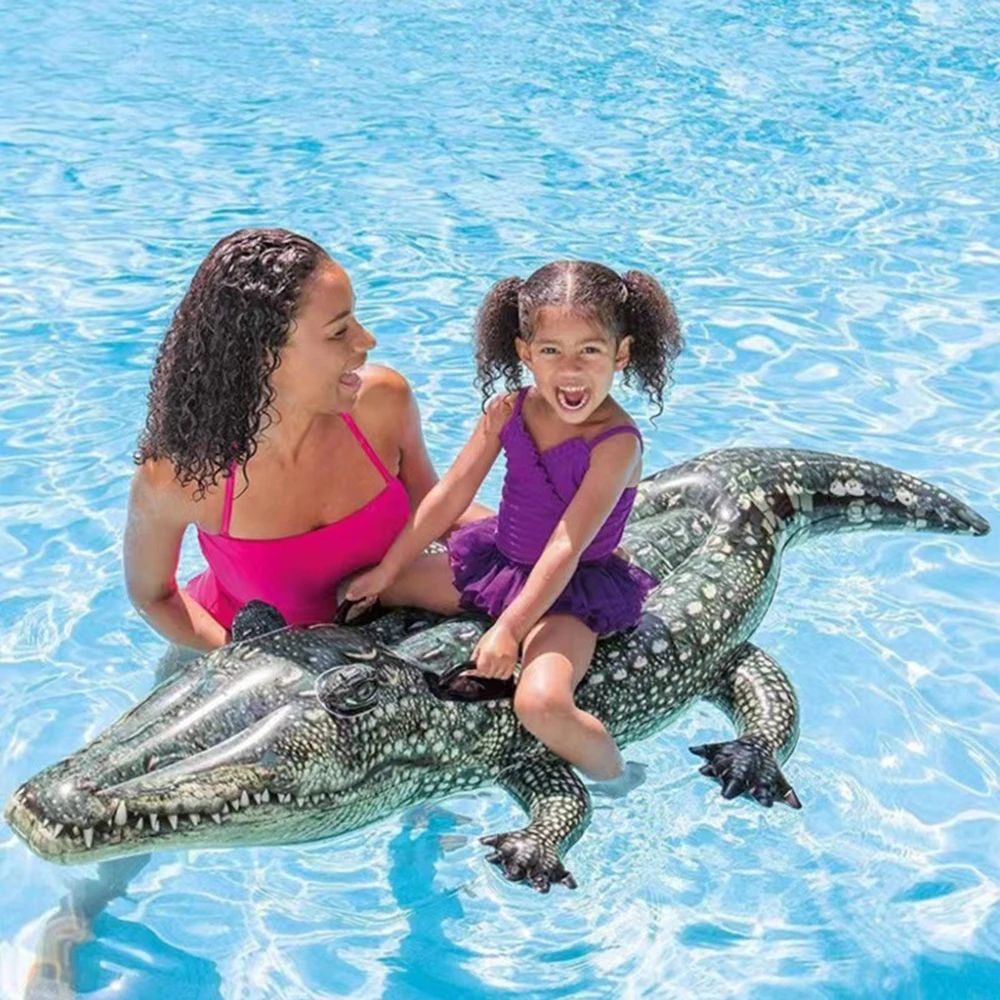Boia em formato de Jacaré para piscina e festas AQUAFORGE