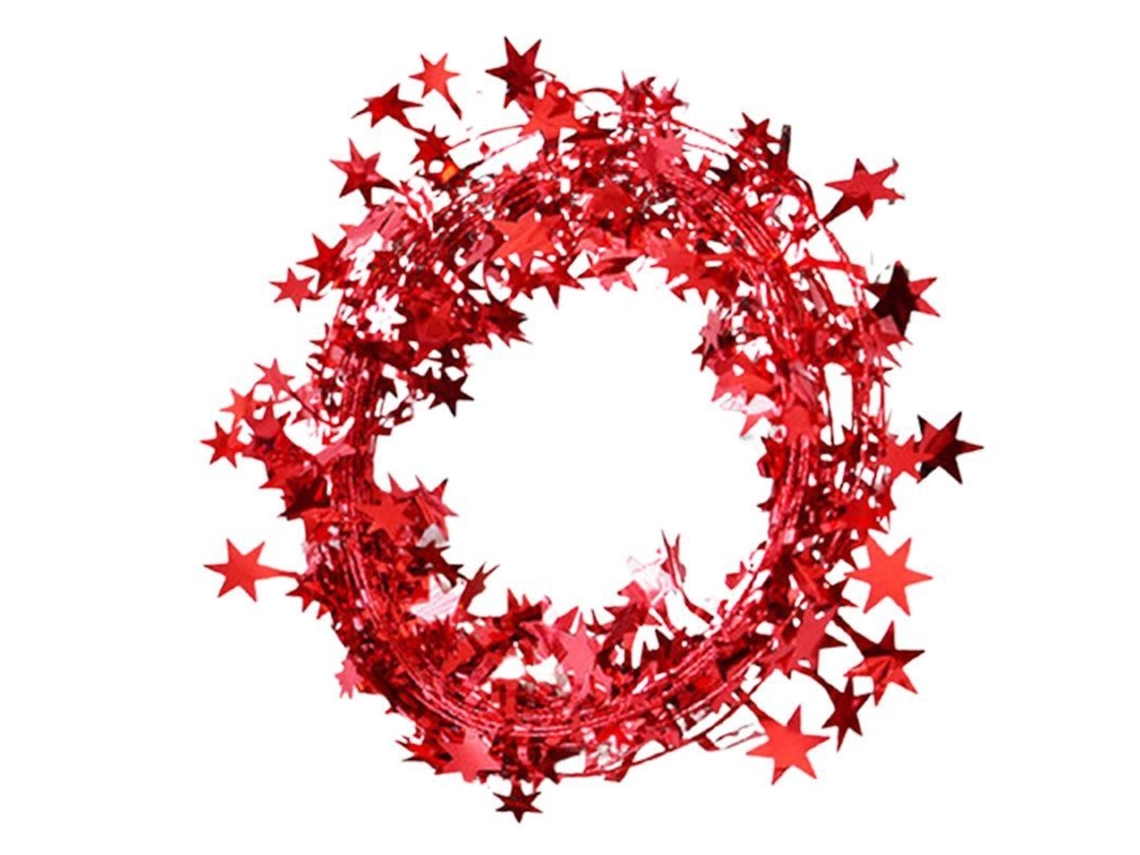 Guirnalda De Estrellas Brillantes Con Alambre Para Decoración De Árbol De Navidad Diy