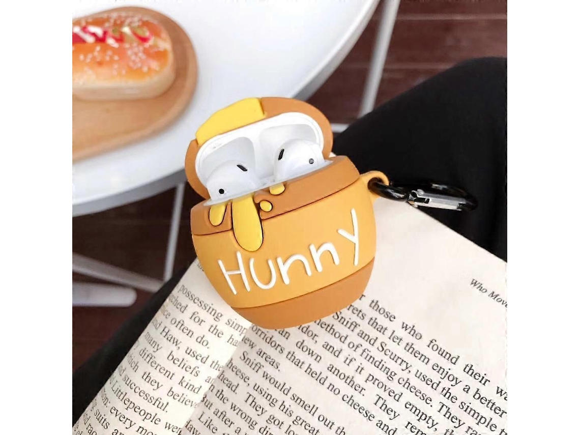 Capa protetora universal Honeypot para fones de ouvido Bluetooth Apple Airpods 1ª e 2ª geração Hengrongshen