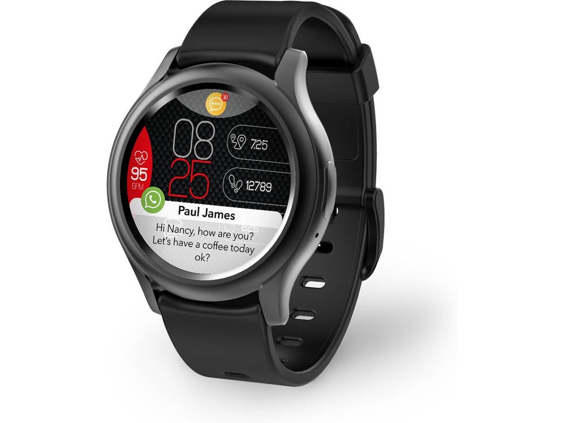Smartwatch MY KRONOZ ZeRound3 Preto