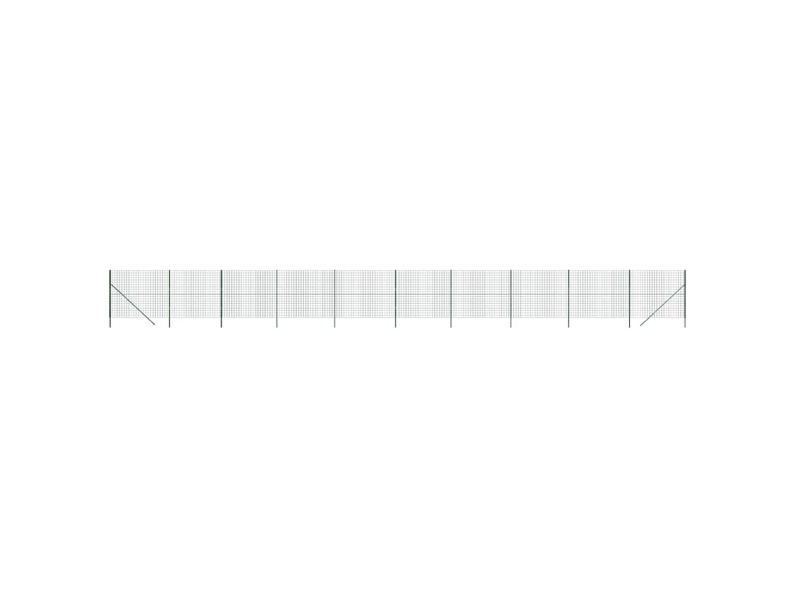 Wire Mesh Fence, Wire Mesh Fences Vidaxl Verde Aço (2 X 25 M)