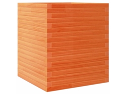 Vaso de jardim VIDAXL Marrom Madeira (60x60x68.5 cm)
