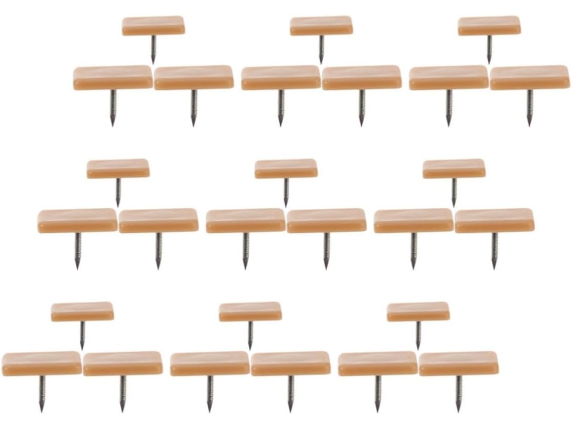 Conjunto De 30 Corrediças Gaveta Plástico Para Fixação Com Pregos, Ideais Para Móveis E Cômodas, Com Redução De Ruído
