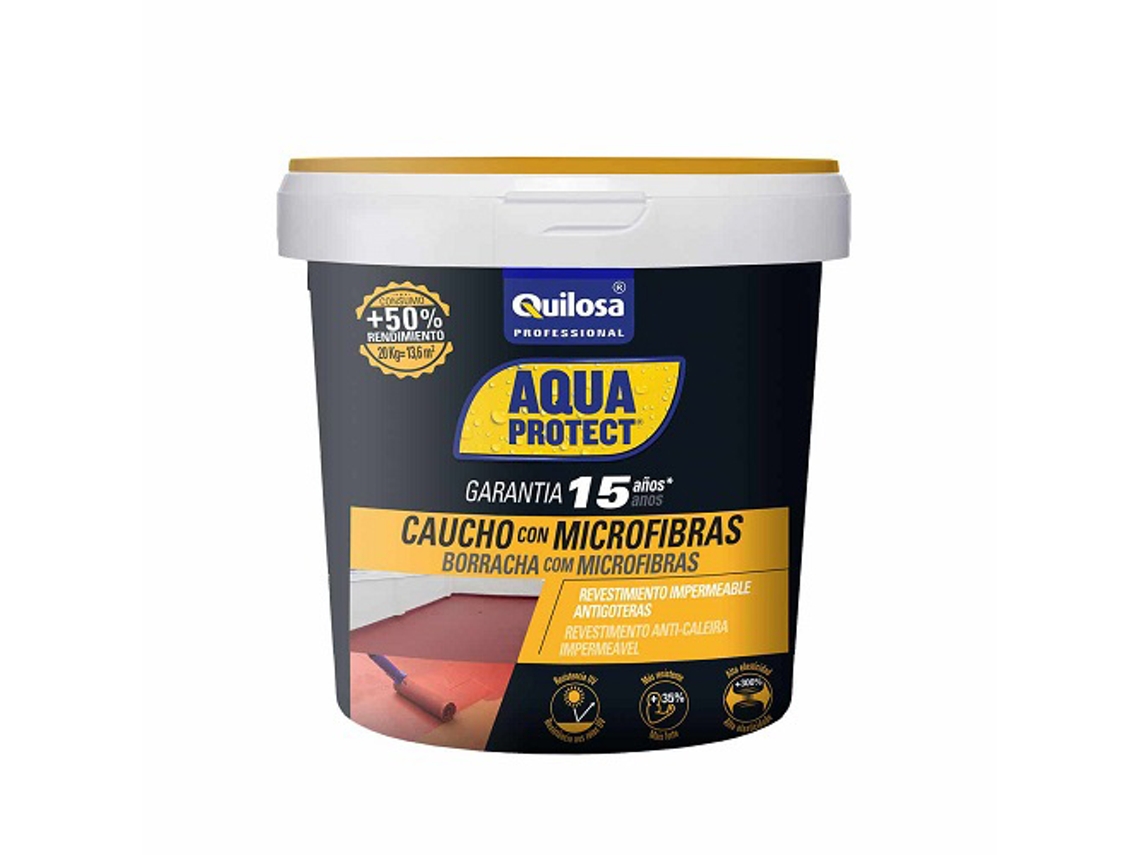 Borracha Líquida Terracota QUILOSA Micro Fibras 5Kg 807405782