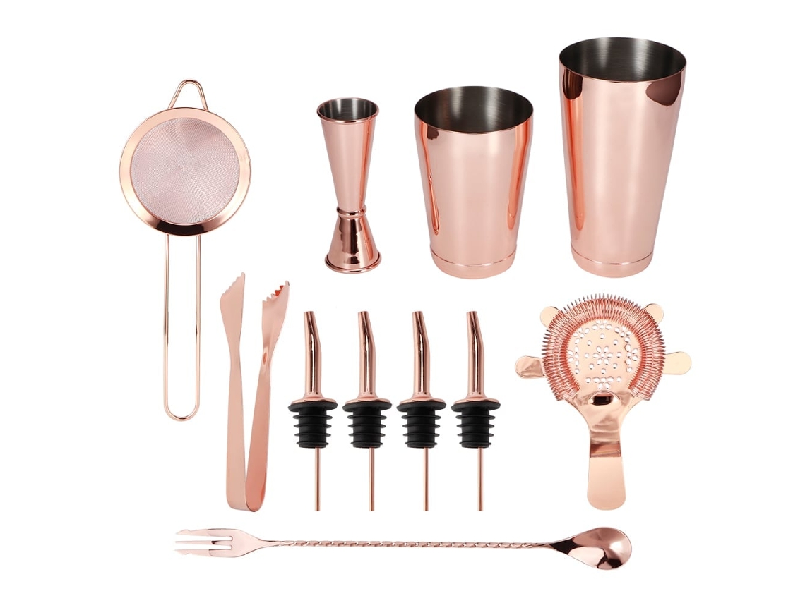 Kit 11 em Aço Inox Coqueteleira LAXISCREED