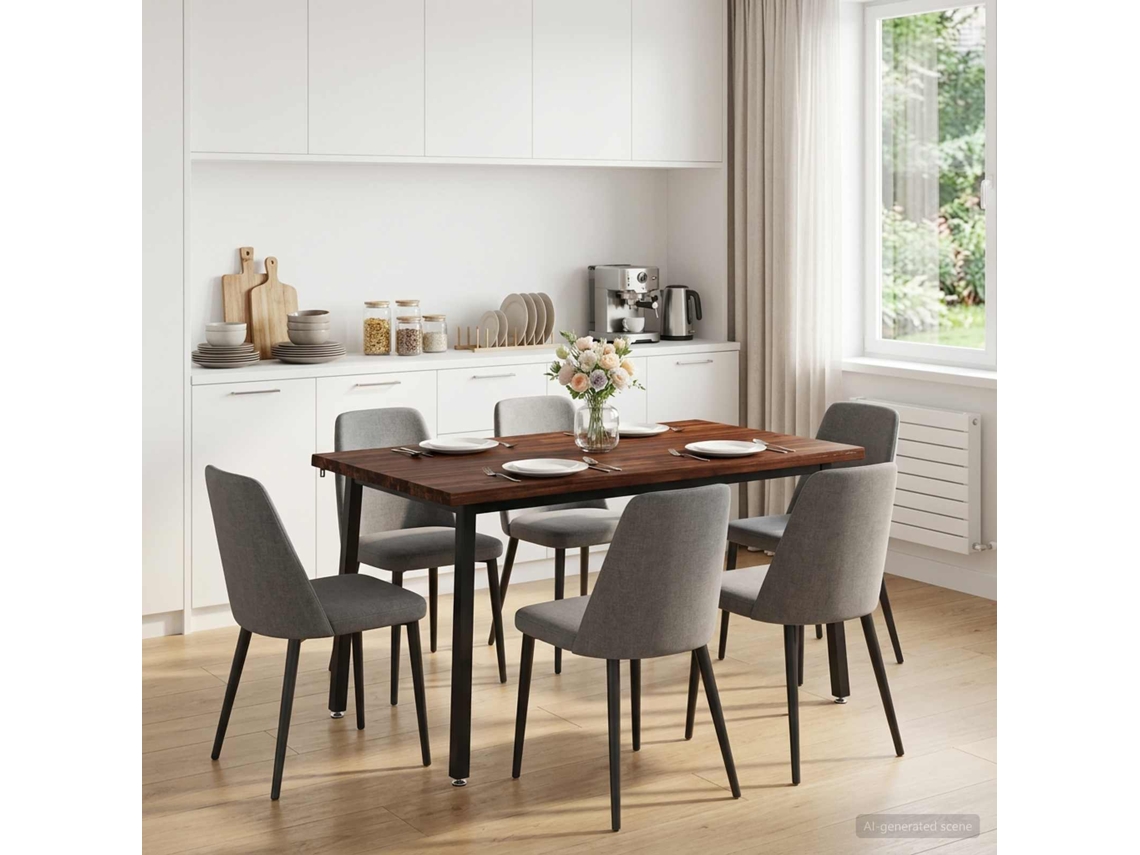 Vidaxl 140 X 70 X 75 Cm Madeira Sólida De Acácia Retangular