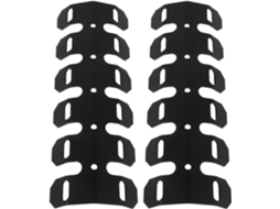 Protetor De Mangueira Térmico Preto, Prático E Durável, Para Motocicletas/motos De Trilha - Conjunto De 2 Peças