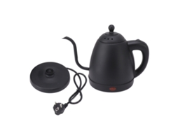 Chaleira elétrica pescoço de ganso Slowmoose 1,2 L, aço inoxidável 304, cafeteira de alta segurança, tomada UE 220 V