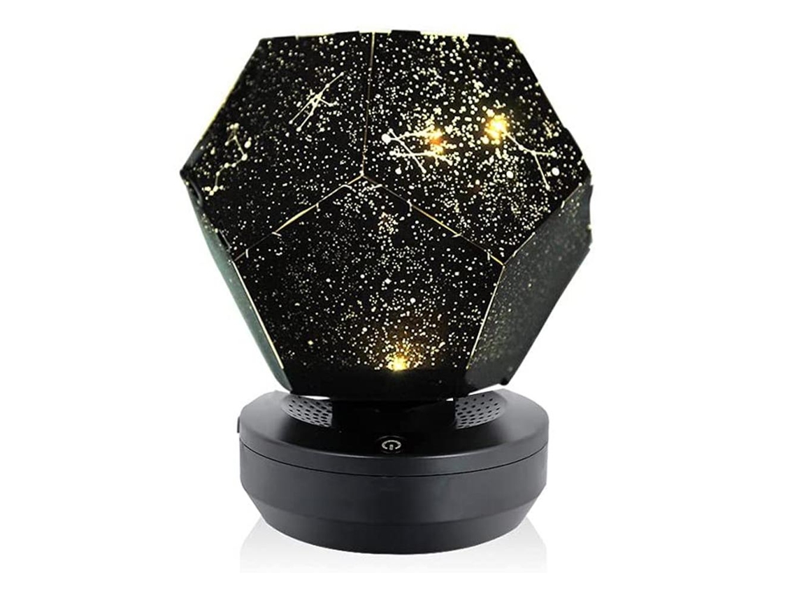 Luminária de projeção de céu estrelado para planetário 2026, luz noturna 3D para quarto infantil.