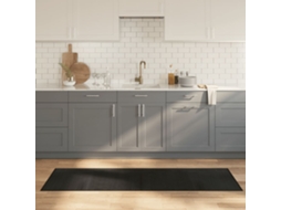 Vidaxl Tapete Retangular 60x200 Cm Bambu Preto