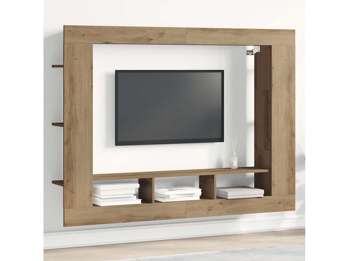 Vidaxl Gabinete para Tv Carvalho Artisiano 152 X 22 X 113 Cm