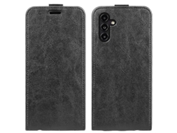 Capa De Couro Com Flip Vertical E Textura Para Samsung Galaxy A14 5g R64