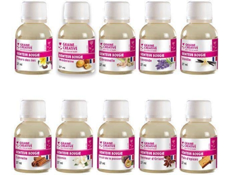 Fragrância para Velas GRAINE CRÉATIVE 27 ml x 10