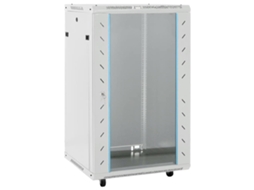 Vidaxl Armário Bastidor 18u C/ Pés Giratórios 19" Ip20 60x60x100 Cm