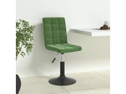 Vidaxl Cadeiras De Jantar Giratórias 6 Pcs Veludo Verde-escuro