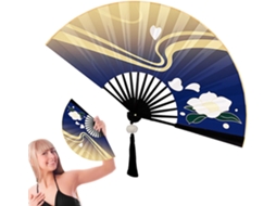 Ventilador Dobrável De Anime, Ventilador Dobrável Japonês | Ventilador Artesanal Para Refrescar