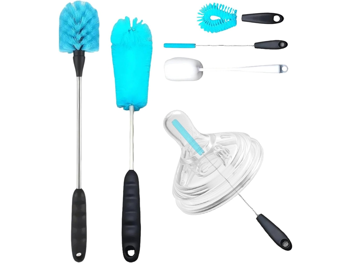 Conjunto De Escovas Para Limpeza De Mamadeiras, Conjunto De Escovas Para Limpeza De Mamadeiras, Conj Gokoco