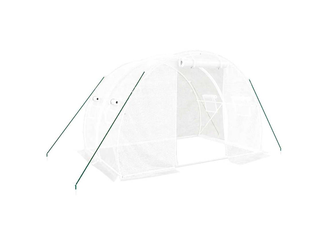 Greenhouse, Greenhouses Vidaxl Branco Polietileno (3 X 2 X 2 M)