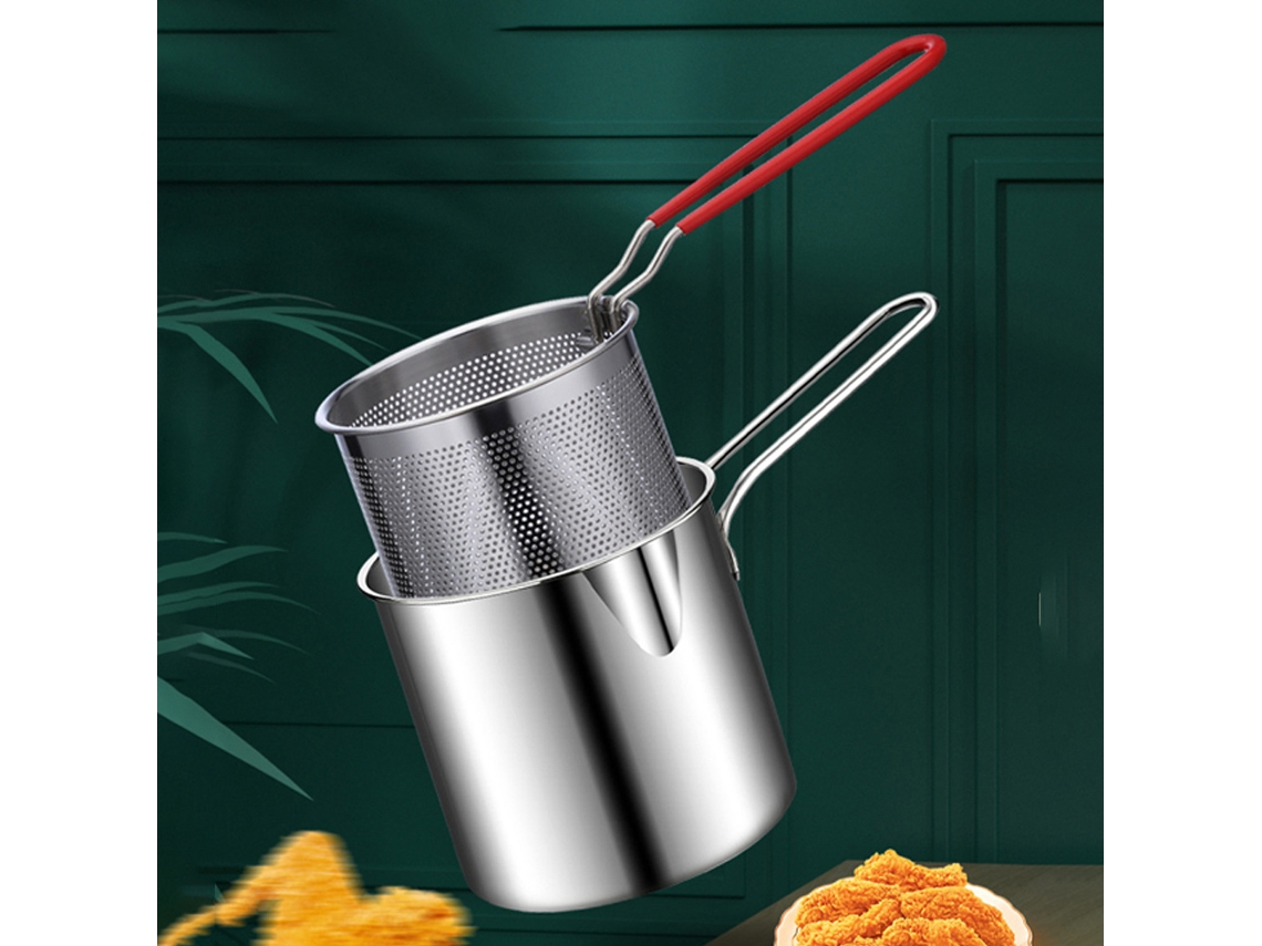 Fritadeira Pequena LAXISCREED 1l Inox para Casa
