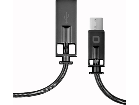 Cabo  Metal Type C Cinza