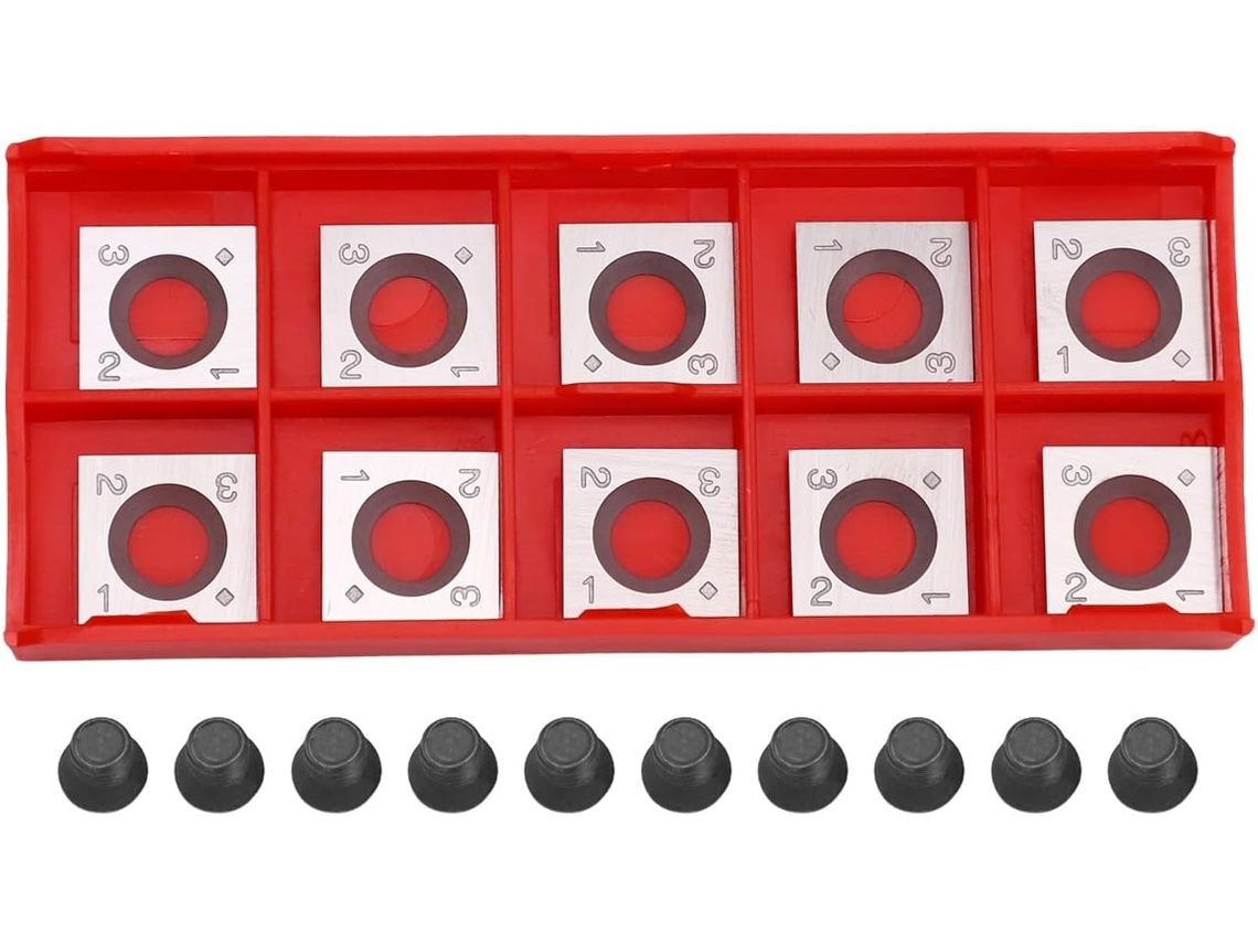 Pacote Com 10 Lâminas De Metal Duro Para Madeira, 14 X Mm, Borda