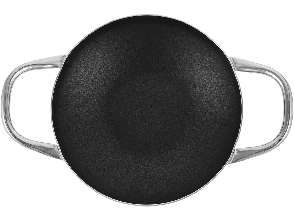 De Alumínio Para Paella Com Alça Dupla, Ideal Para Cozinhar, Fondue E Fondue, Fácil De Limpar E Resistente Ao Calor. Gokoco