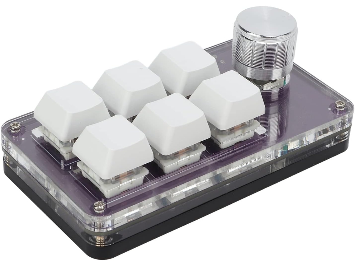 Teclado de Atalho Programável com 6 Teclas SFUSHOS