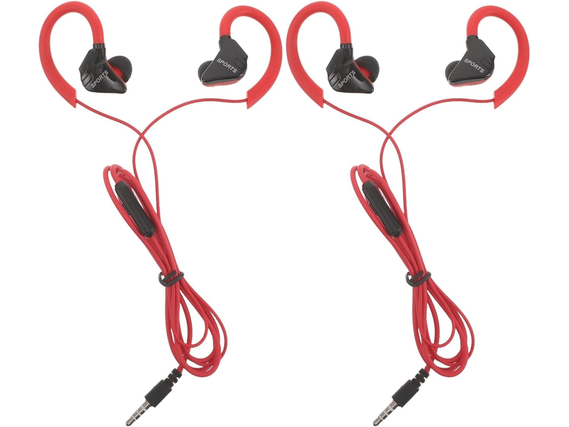 2 Fones De Com Fio: Ao Suor Para Orelha Na - 3,5 Mm Tablet E Mp3