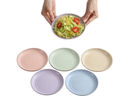 Prato de Aveia de 15,24 Cm para Aperitivos, Postres, Ensaladas, Resistente Ao Lavavajillas