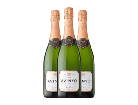 Espumante AVINYO CAVES Selecció La Ticota Brut Nature Cava Grande Reserva (0.75 L - 3 Unidades)